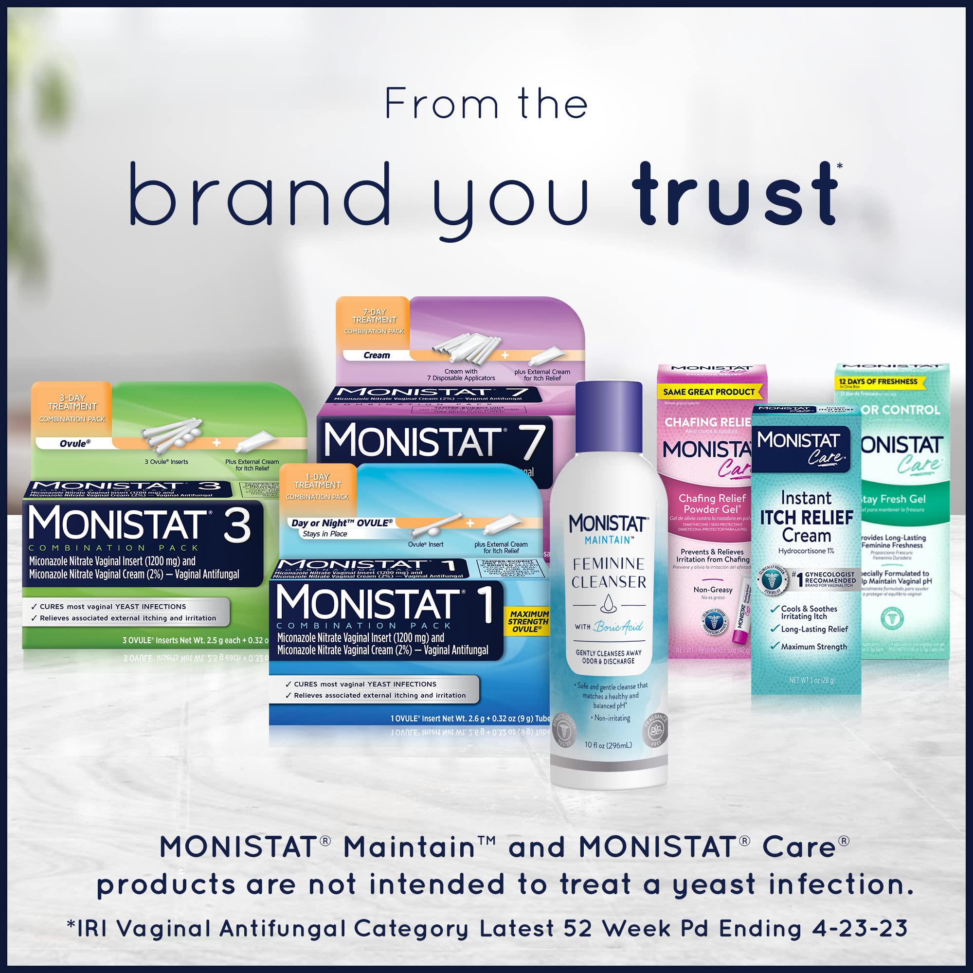 Monistat Instant Itch Relief Spray 2 oz pack image