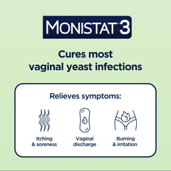 Monistat 3-Day vaginal suppository pack image