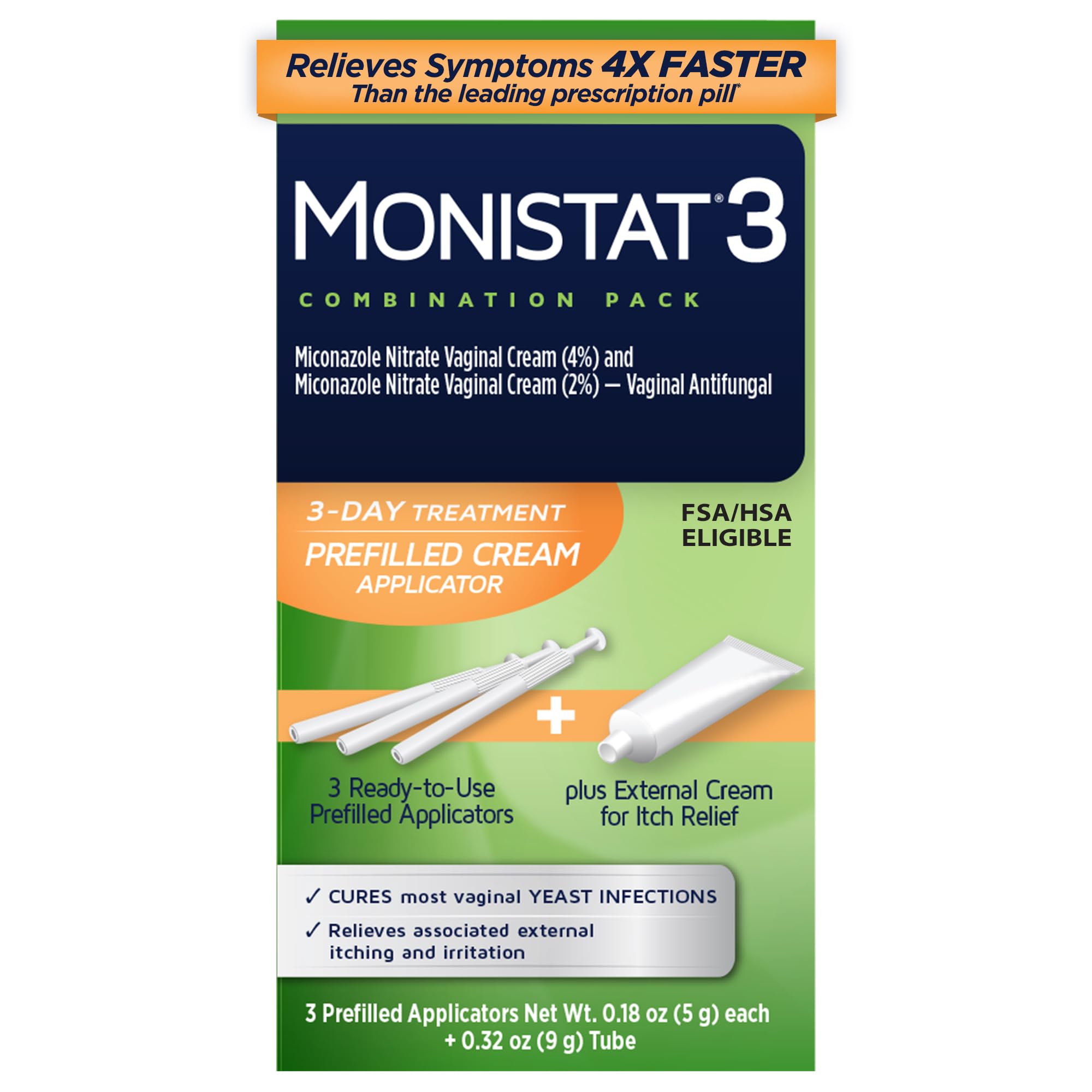 Monistat 3-Day Yeast Infection Treatment product image