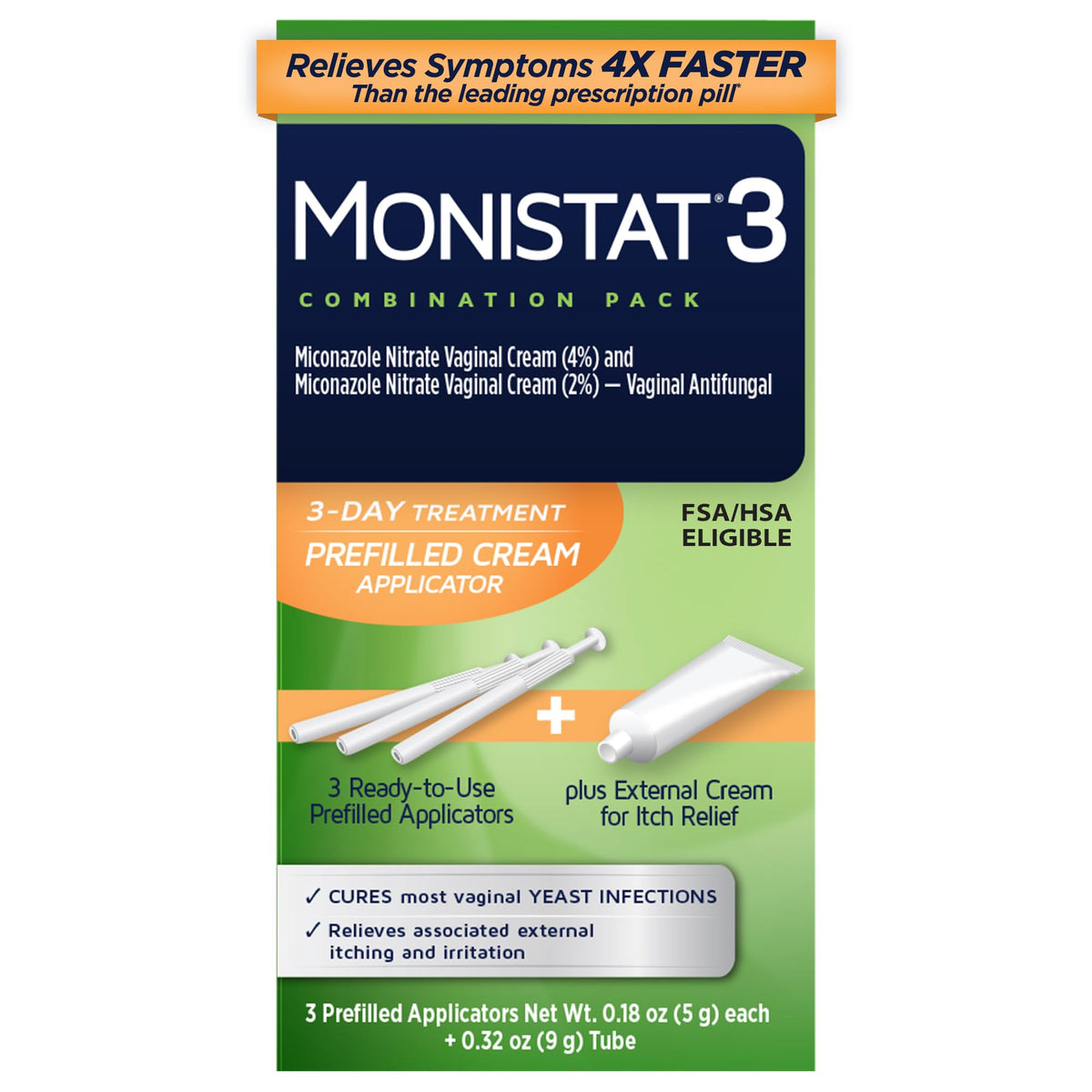 Monistat 3-Day Yeast Infection Treatment product image