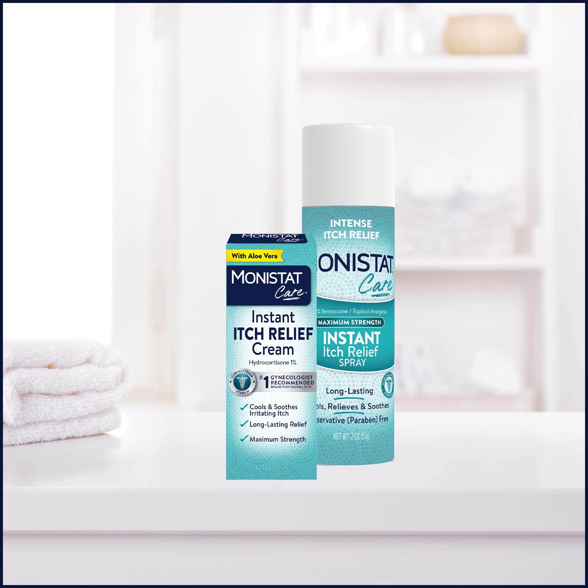 Discreet non-greasy fragrance-free itch relief spray