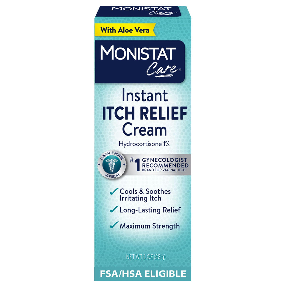 Monistat Instant Itch Relief Cream for Women 1oz tube