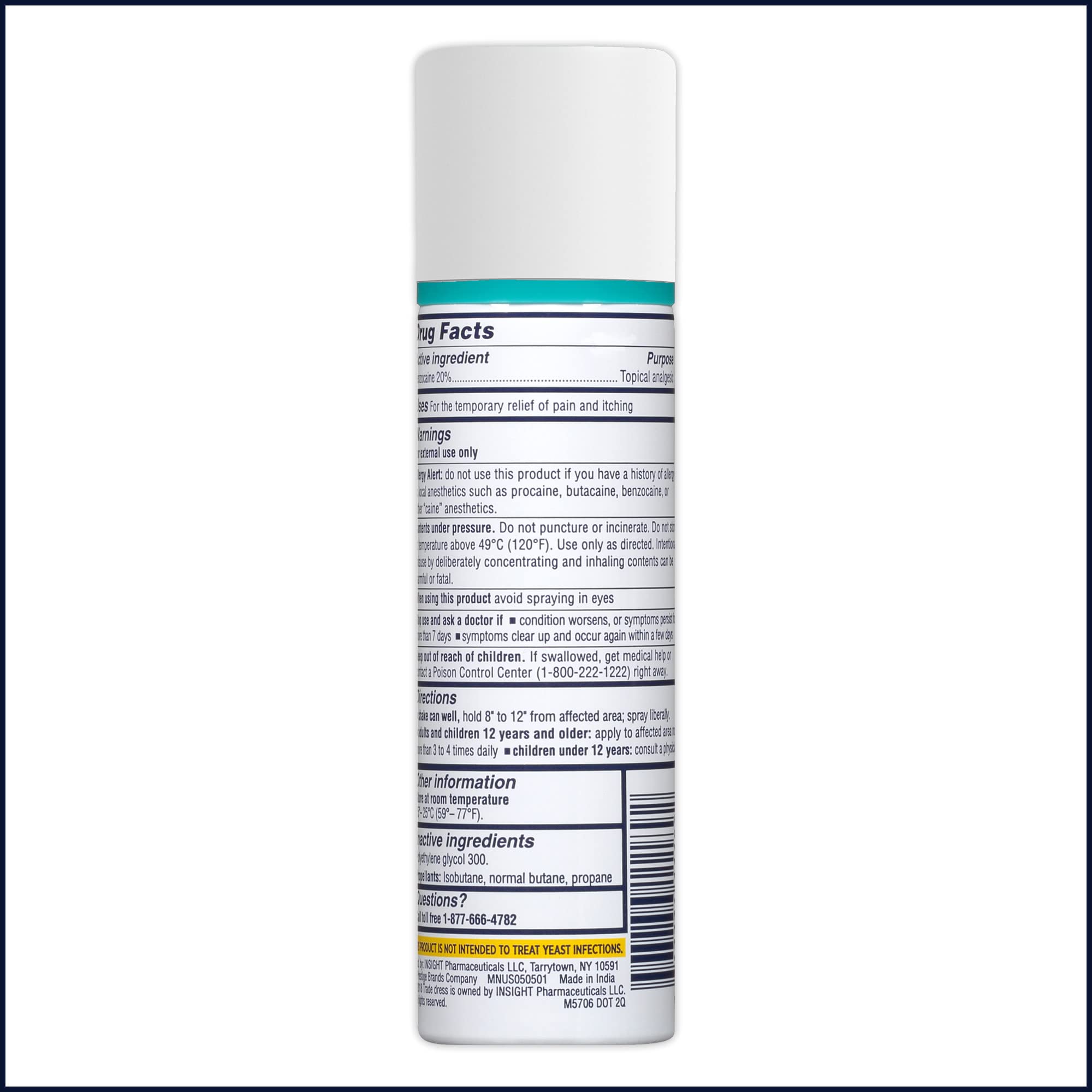 Monistat Instant Itch Relief Spray packaging and can