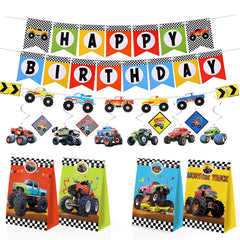 Monster Truck loot bags for kids party