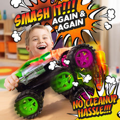 Monster truck toy size 8.7 x 6.2 x 5.9 inches