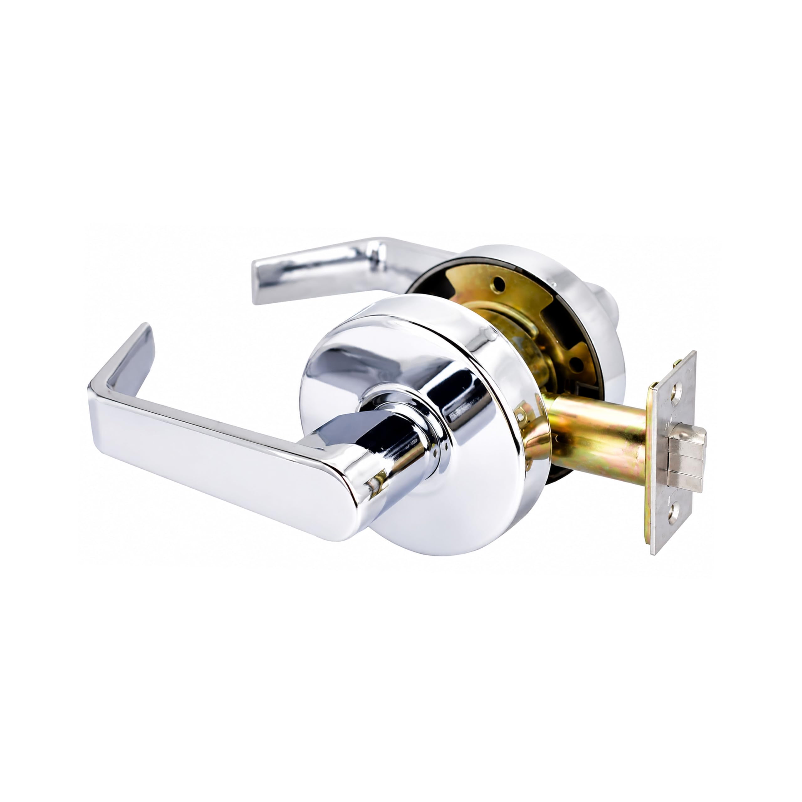 MONT HARD commercial door lock passage function with polished chrome finish