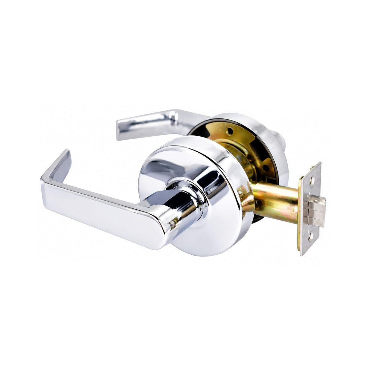 MONT HARD commercial door lock passage function with polished chrome finish