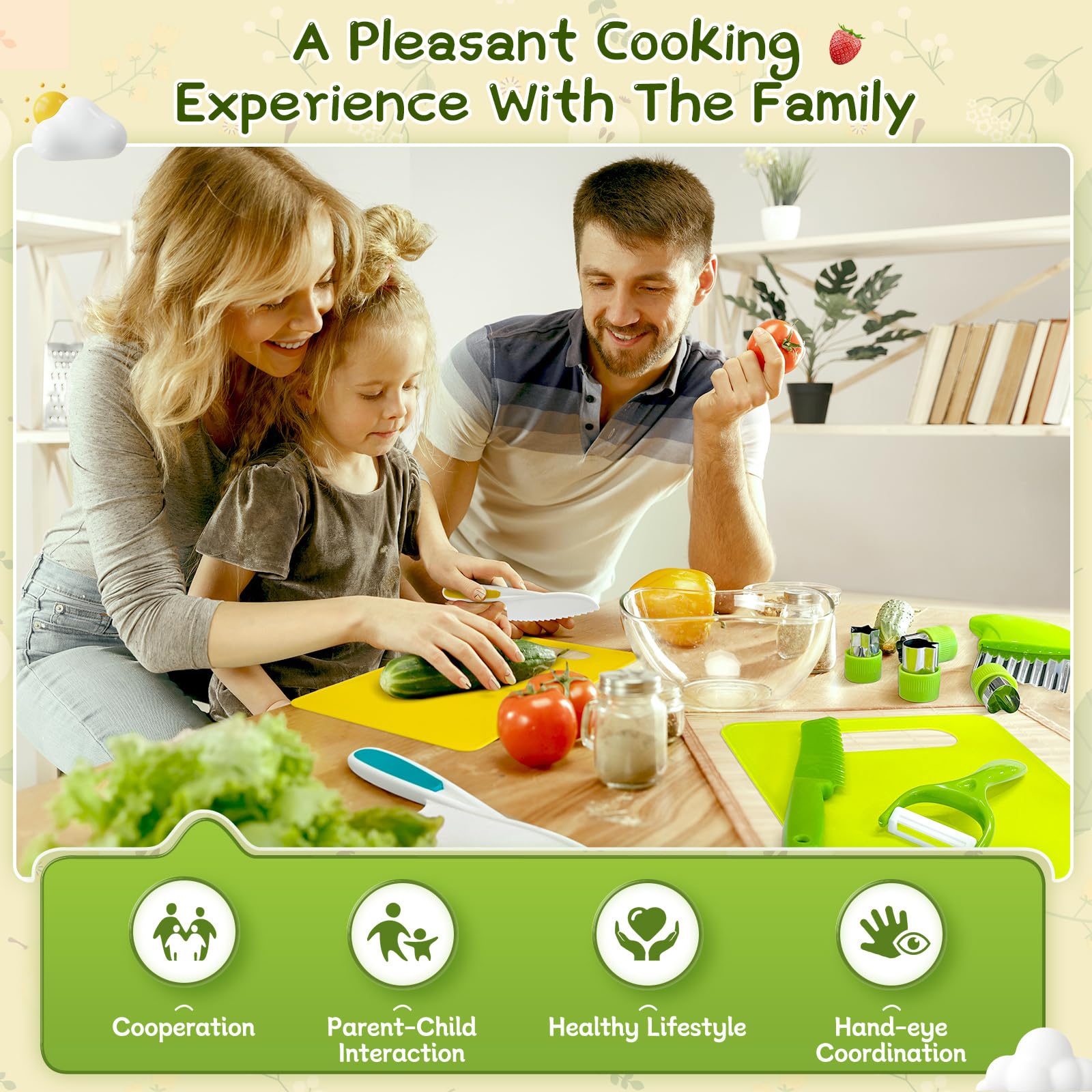 Versatile for soft fruits vegetables cheese bread and dough