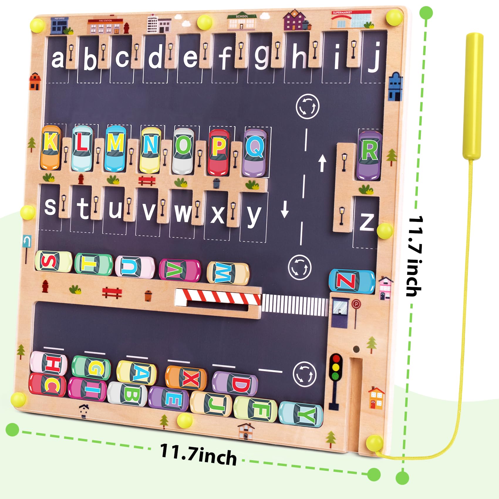 Portable Montessori toy designed for home or travel