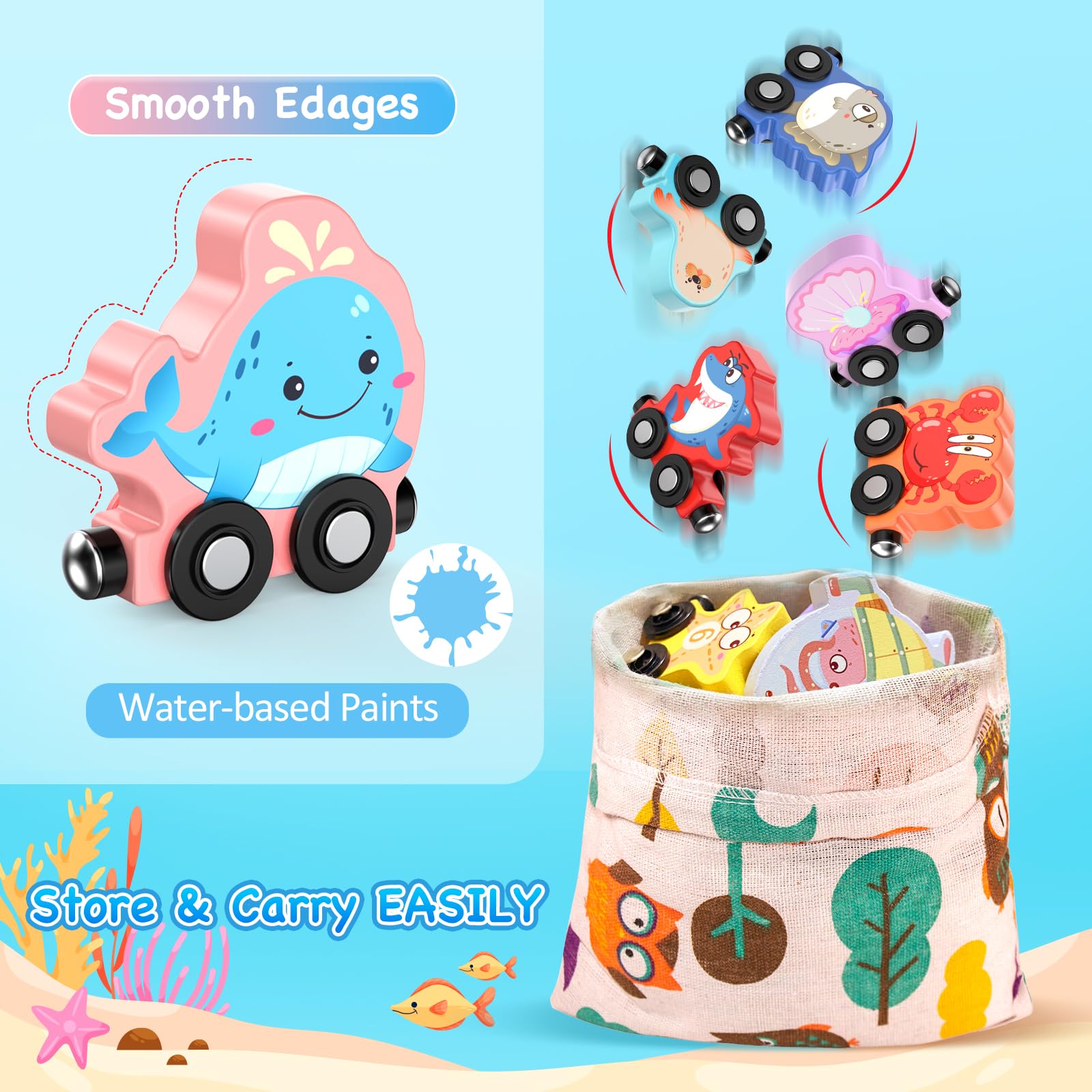 Montessori inspired educational toy for toddlers