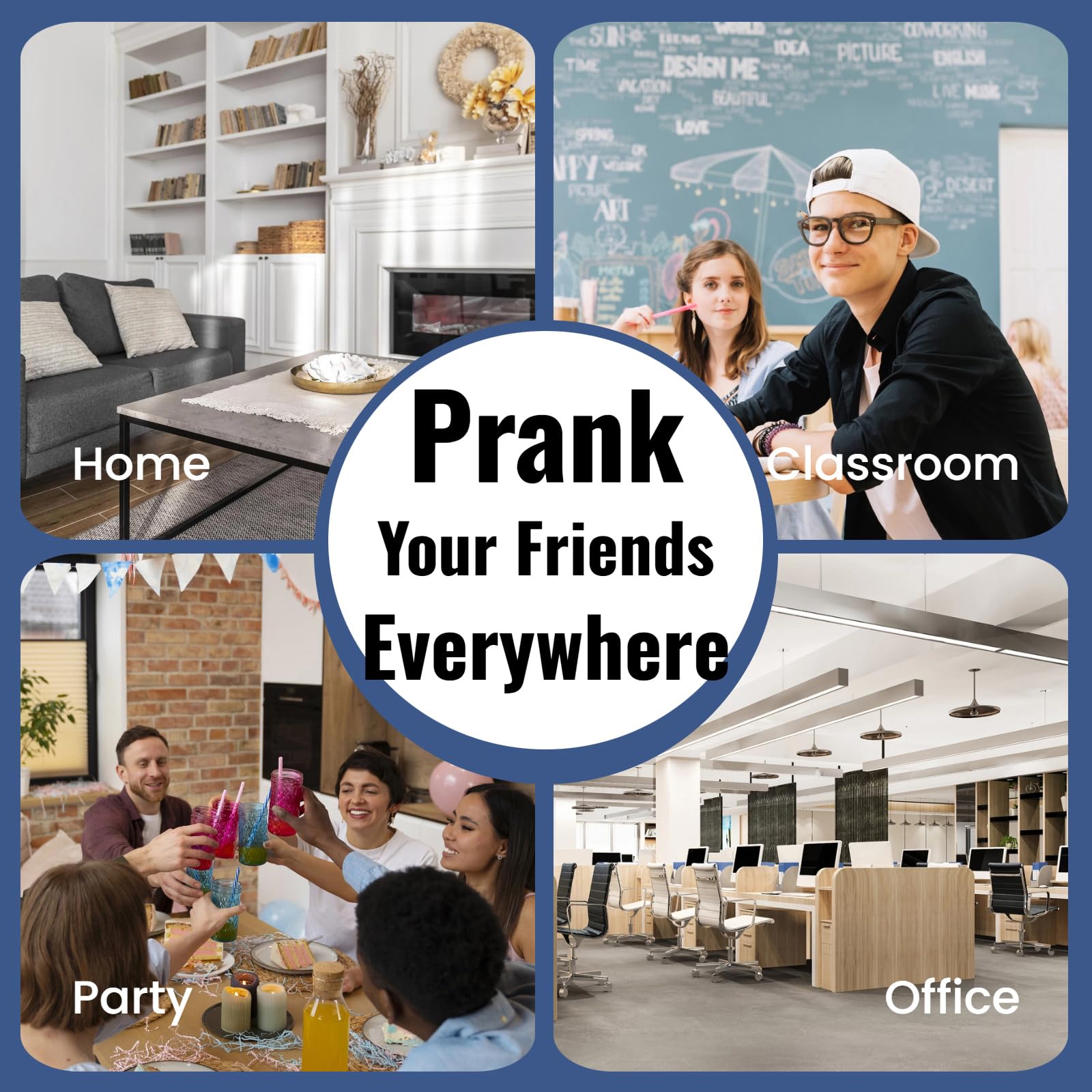Five-pack Hasviey prank device for adults