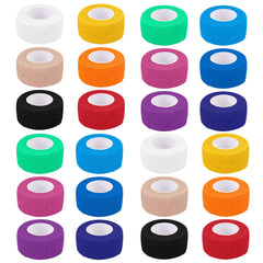MooercaTattoo bandages wrap 1in x 5yds 24pack assorted colors