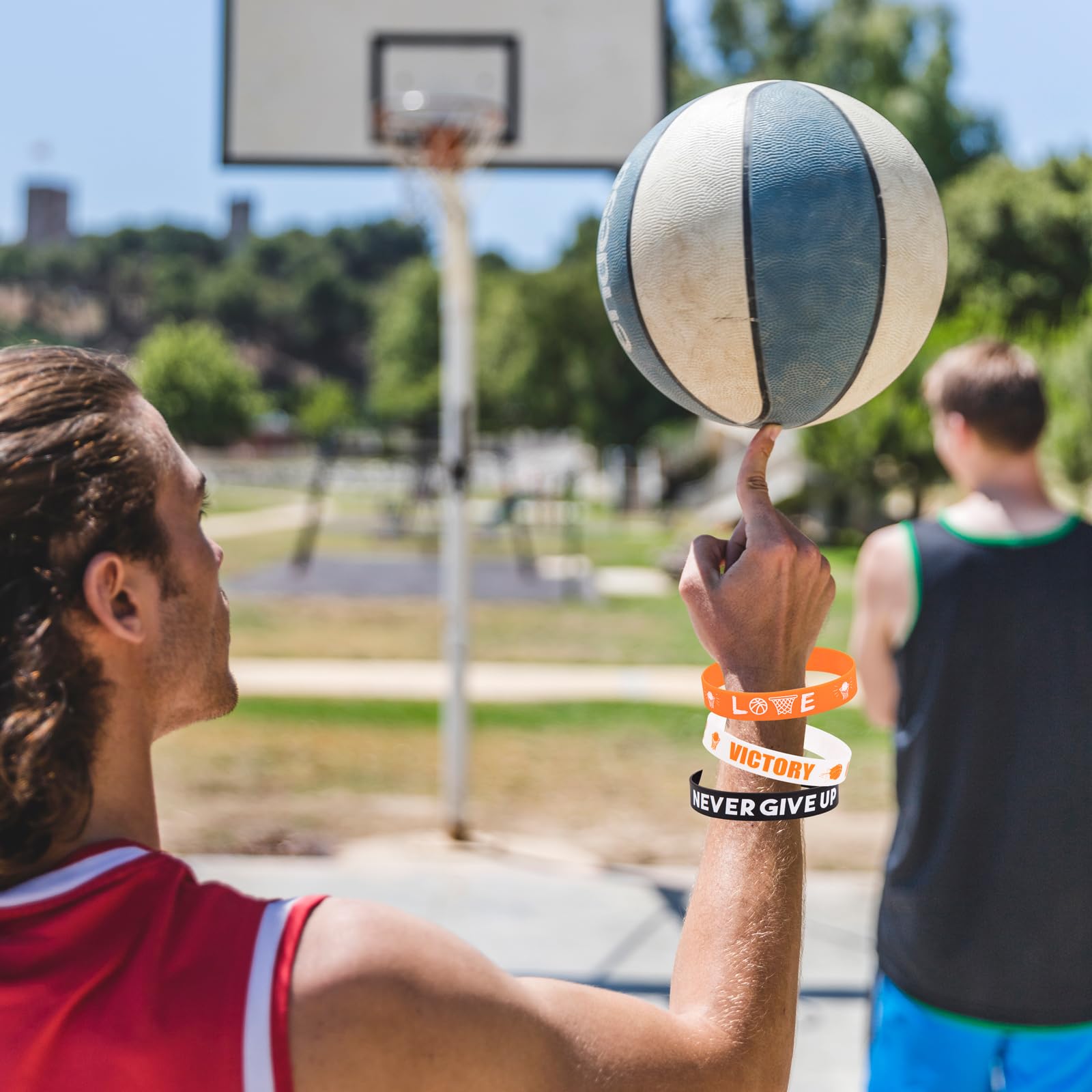 Moon Boat silicone wristbands 0.5 inch wide for team gifts