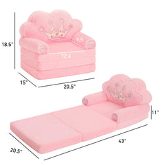 Imitation rabbit fur fabric crown look MOONBEEKI chair