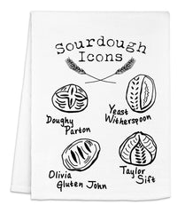 Moonlight Makers kitchen towel 28x28 white flour sack cotton