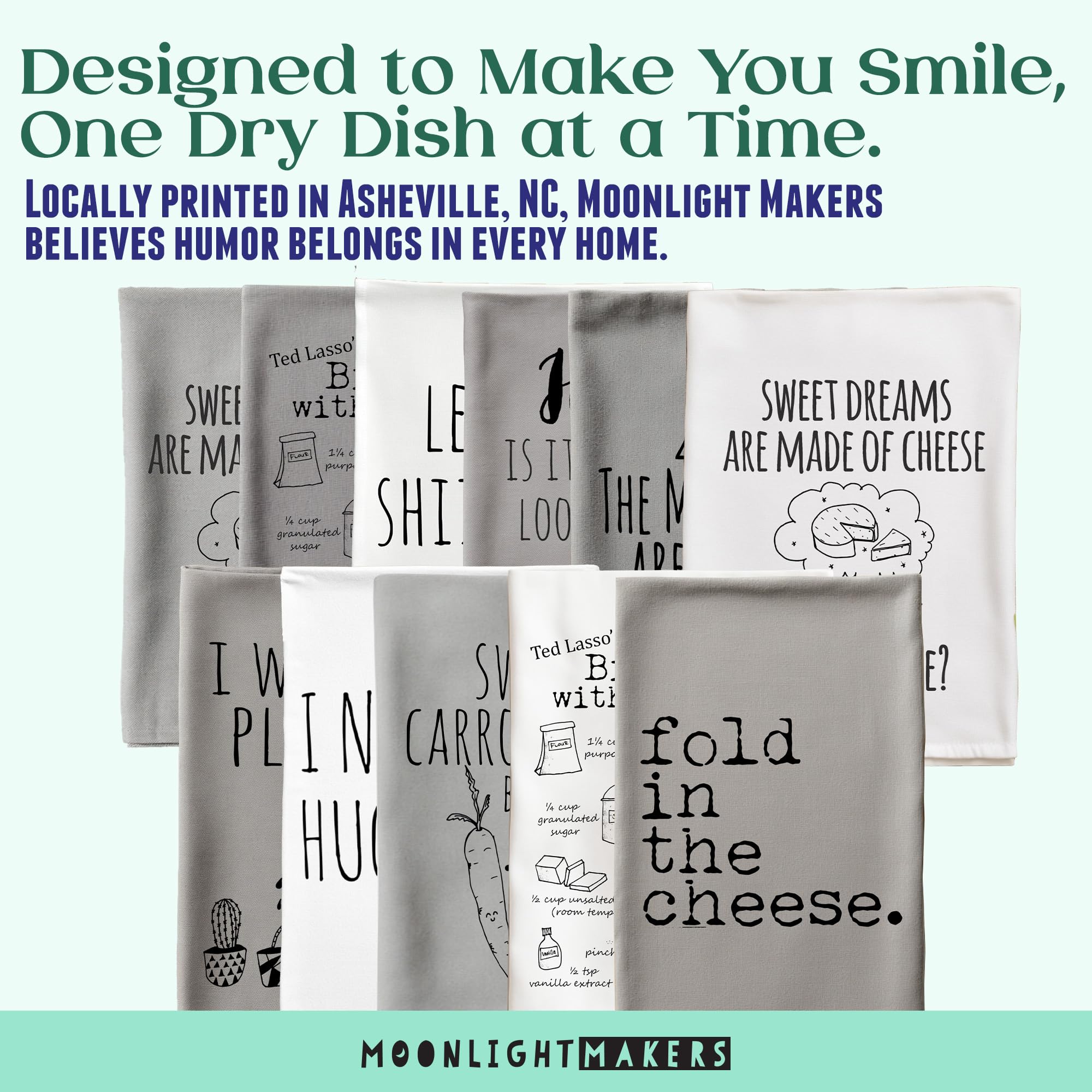 Handmade towel in Asheville NC by Moonlight Makers
