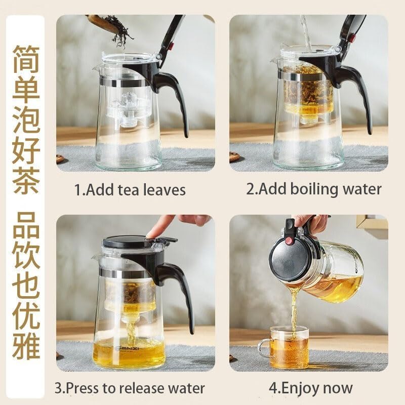 Ergonomic handle designed to stay cool during pouring