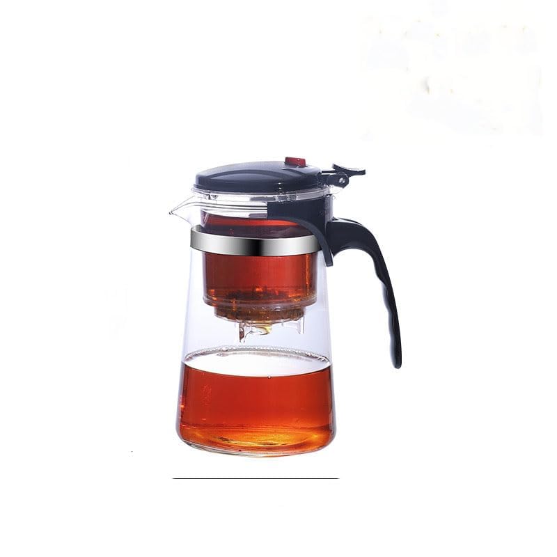 Teapot suitable for loose leaf tea in kitchen use
