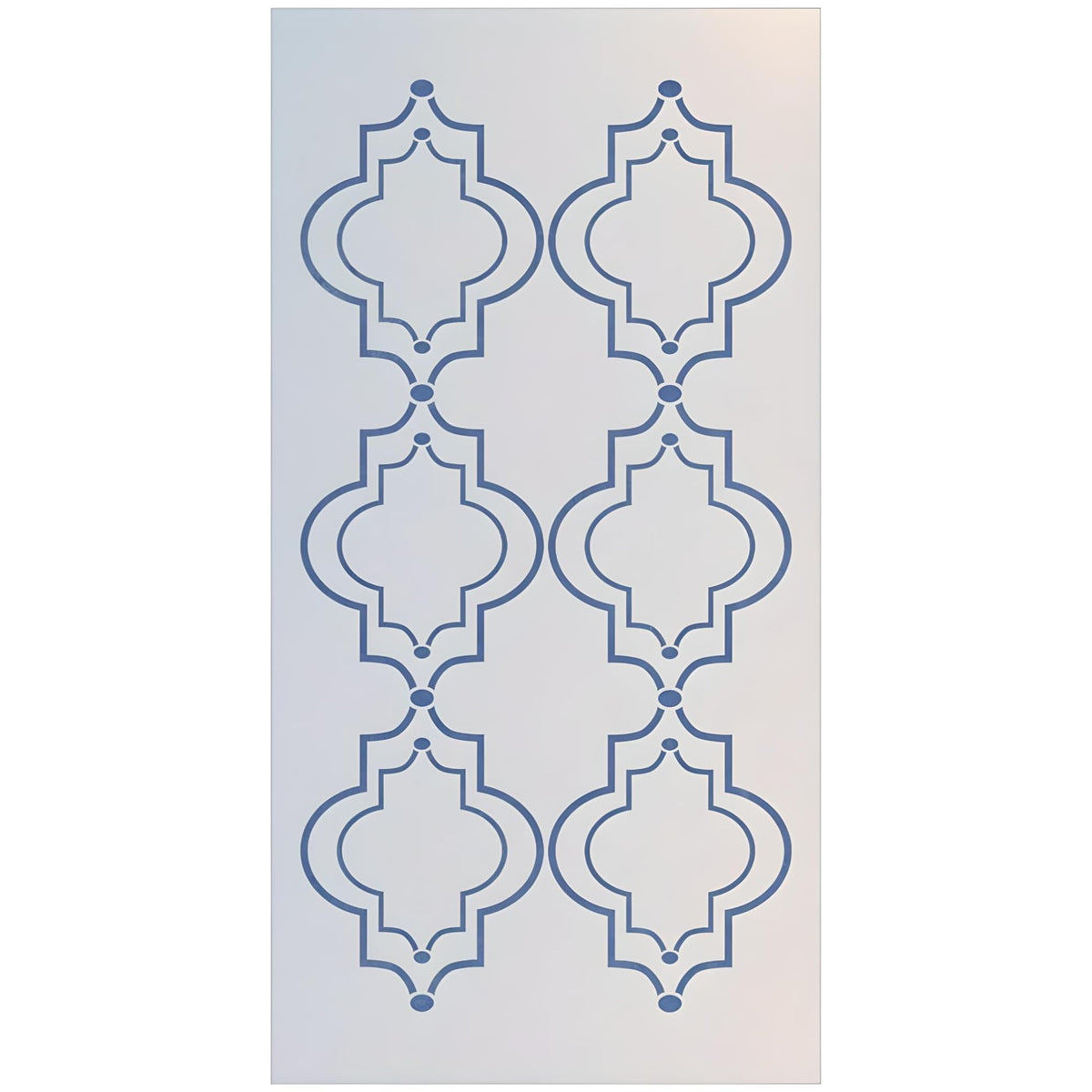Moroccan Wall Pattern Stencil 20x10.5 inch The Artful Stencil