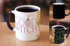 Wizard of Oz Good Witch Bad Witch design morphing mug