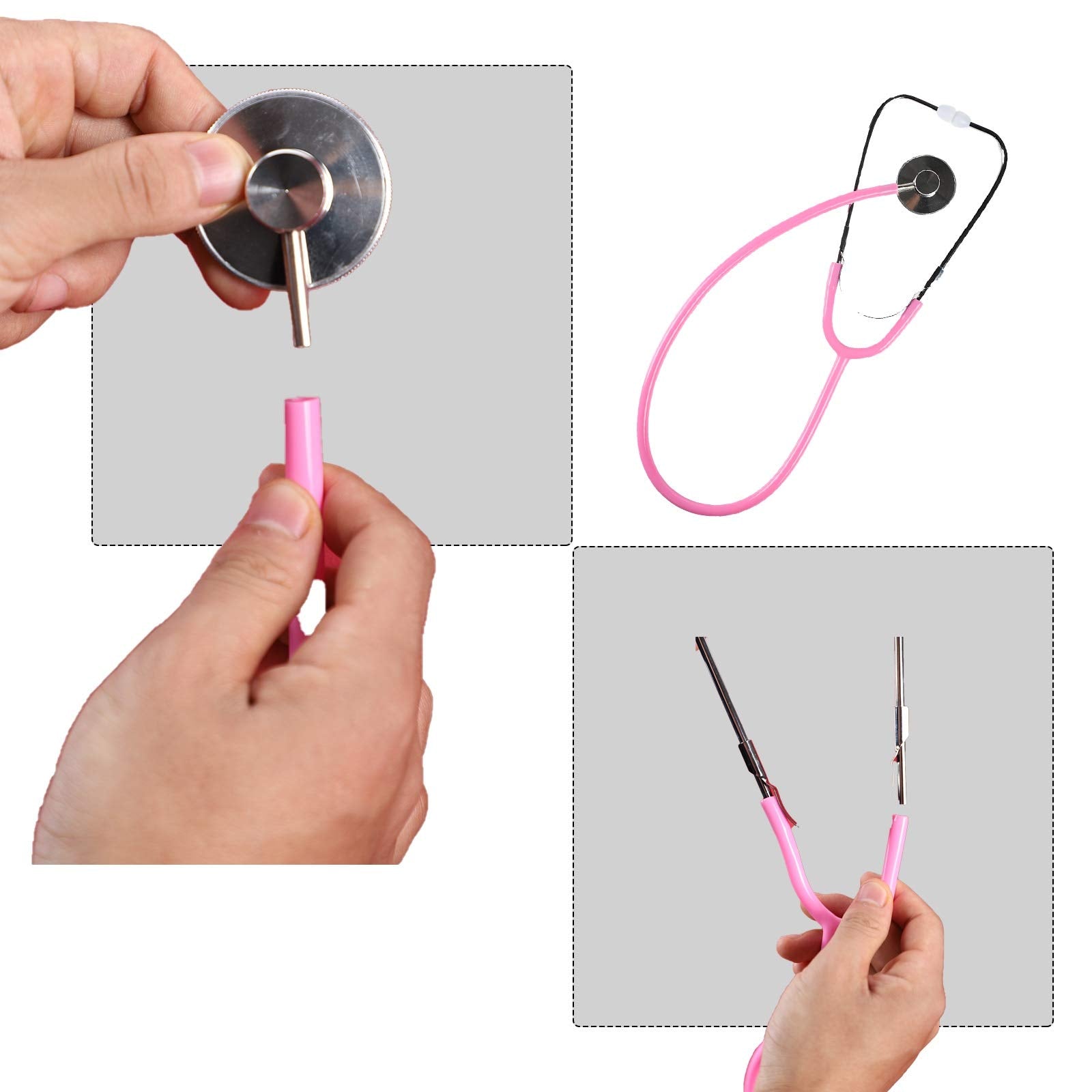MorTime stethoscope metal plastic materials image