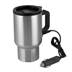 MOSANDON 12V car heating cup in stainless steel