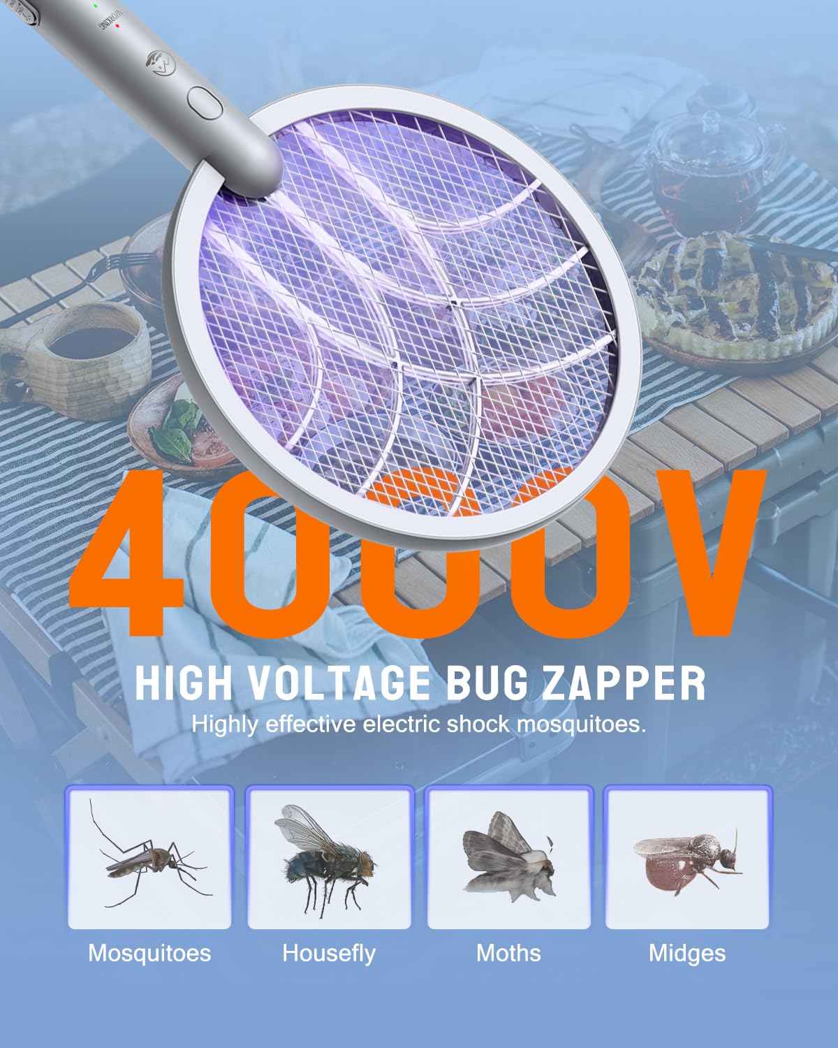 2 in 1 Mosquito light killer in use as lamp