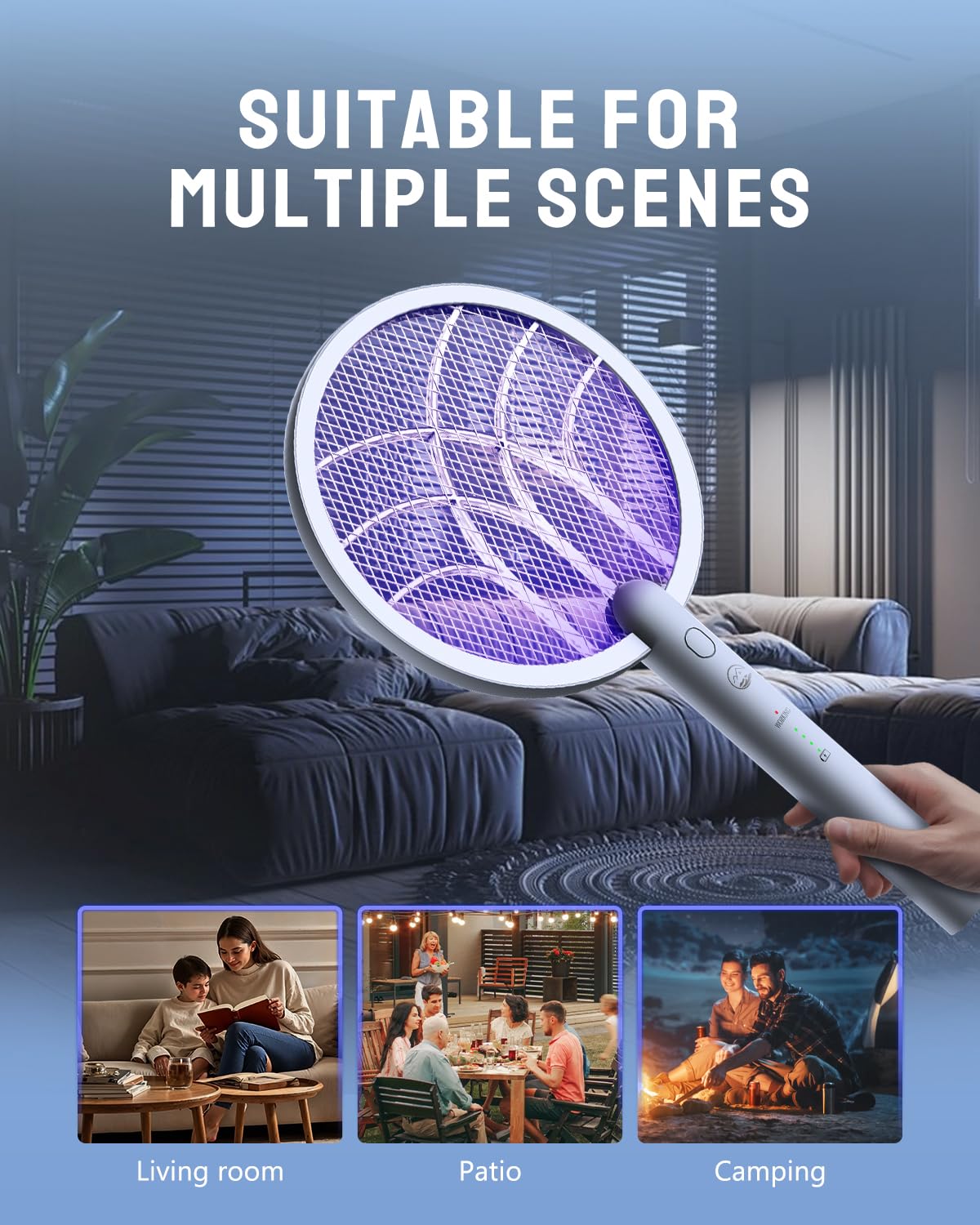 USB charging base for Mosiller fly swatter