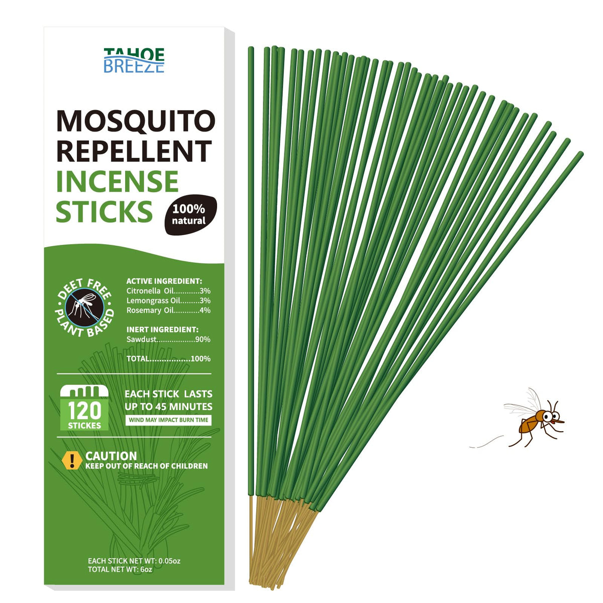 Mosquito repellent outdoor patio incense sticks product image