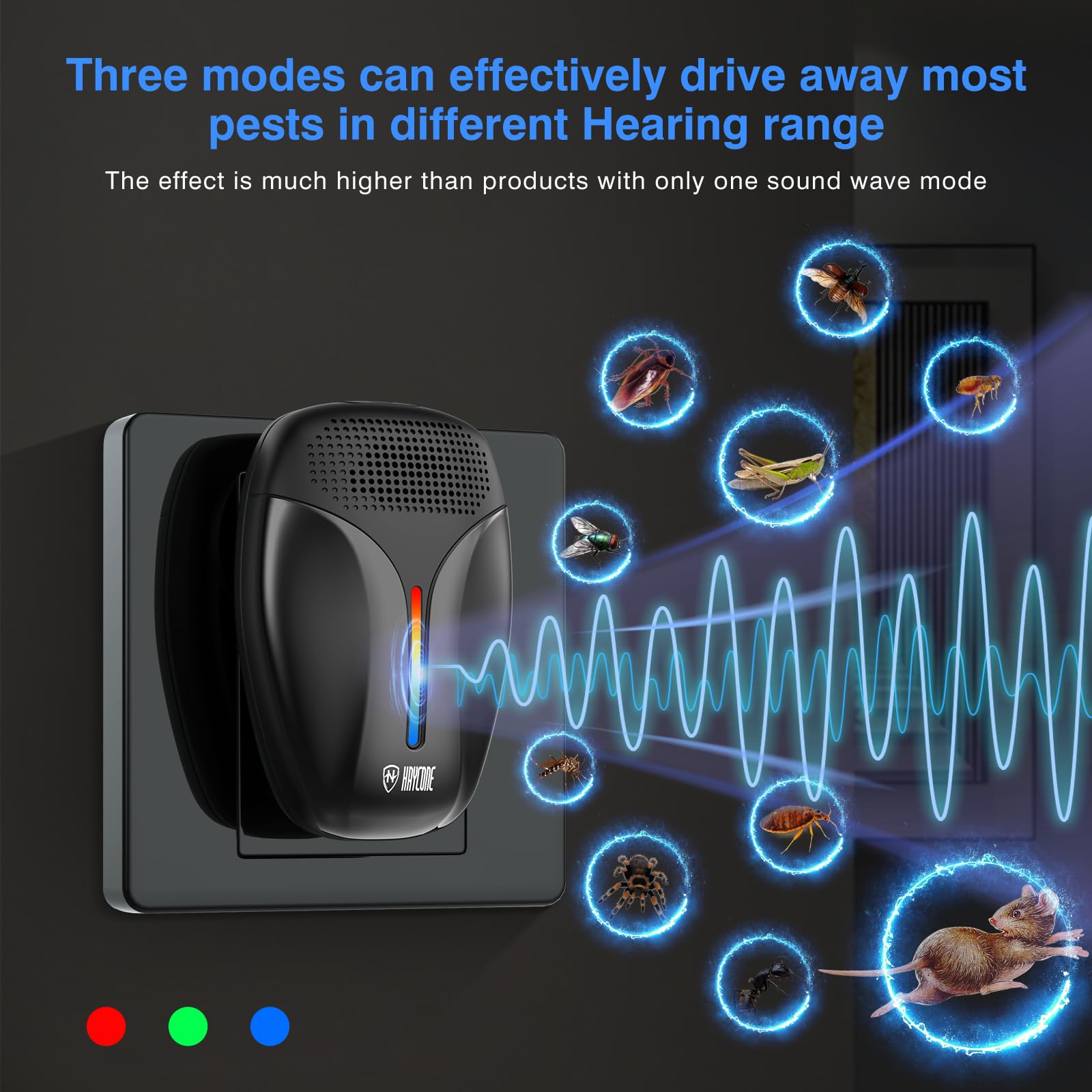 six packs packaging label for pest repeller