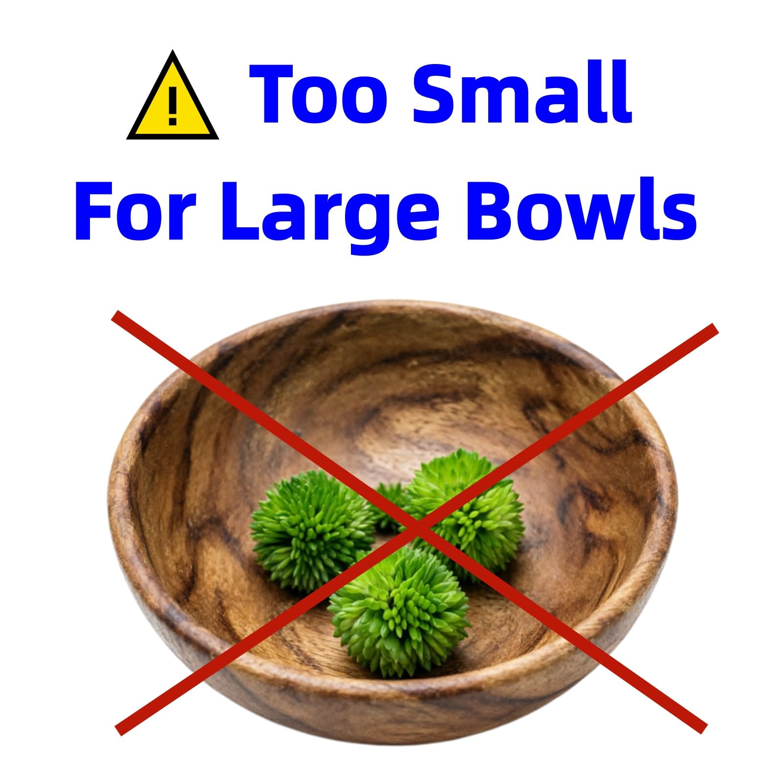 moss balls used as small vase or centerpiece decor