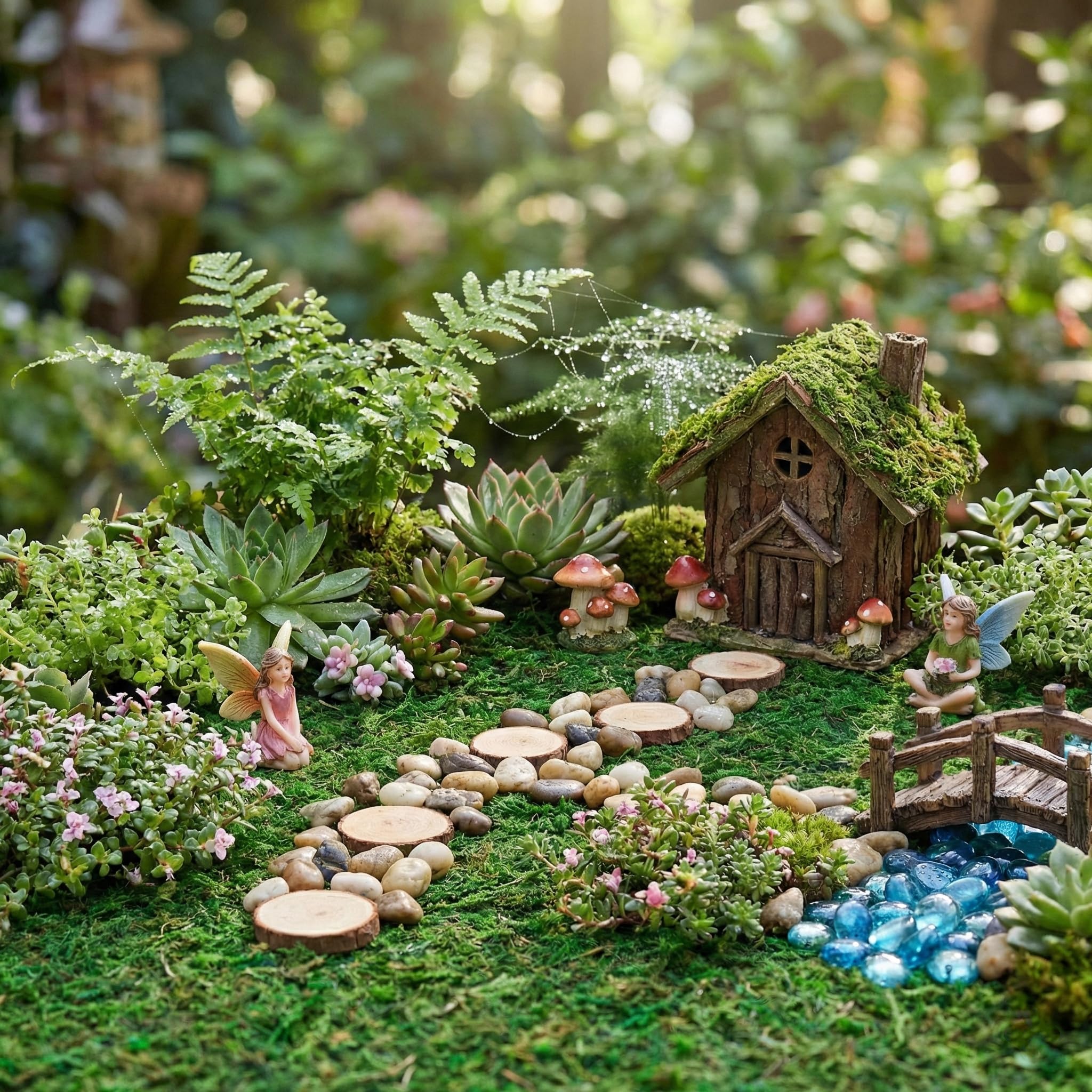 DIY friendly moss runner cut to size for crafts