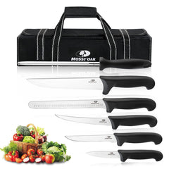 Mossy Oak kitchen knife set 6 pieces 8 inch chef knife