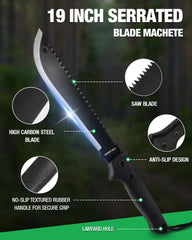 Mossy Oak machete with Saw sheath included