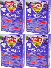 Moth Shield lavender scented moth balls 4Oz pack