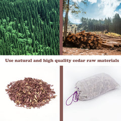 Moth repellent sachets for clothes storage in closets
