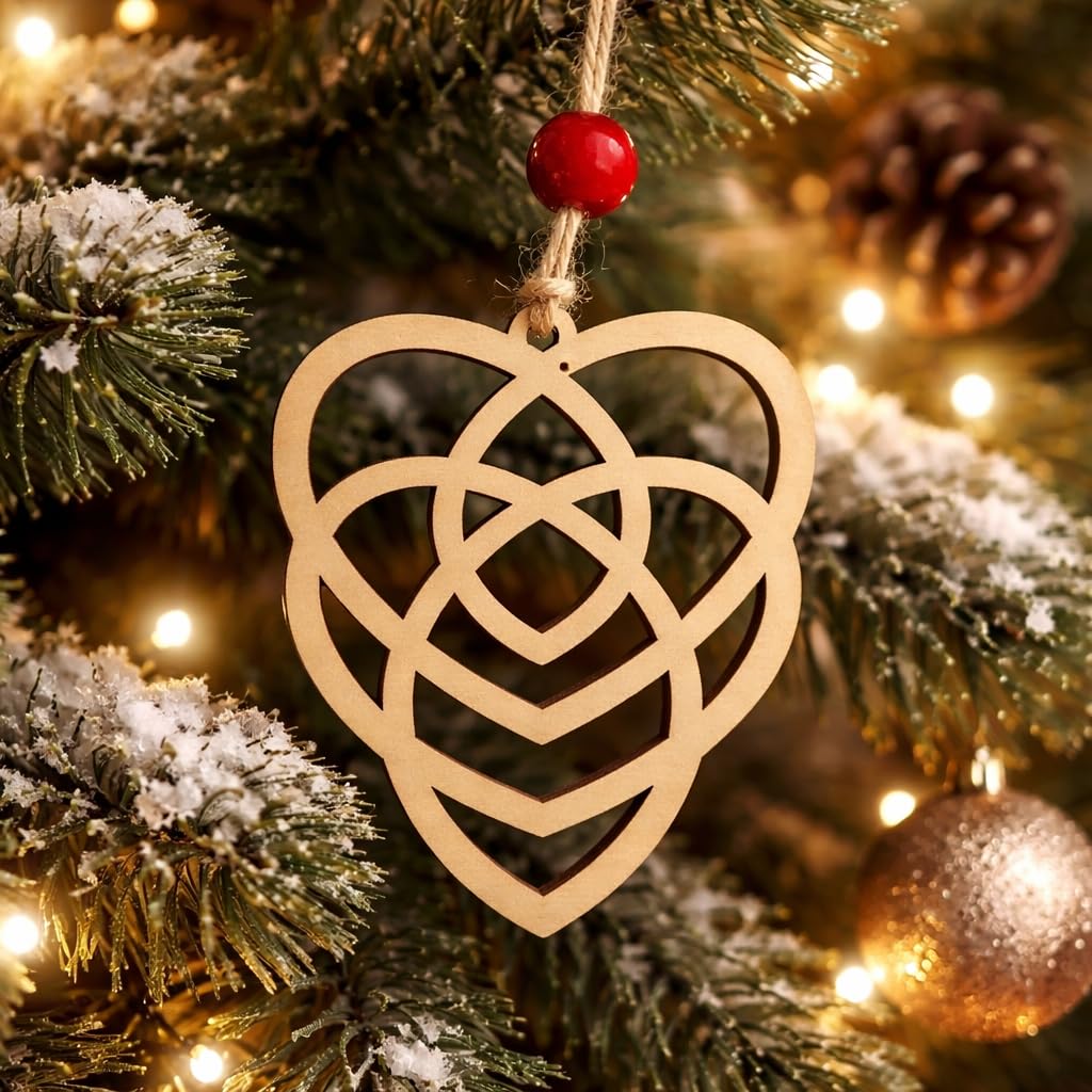 Bead accent color varies in this ornament