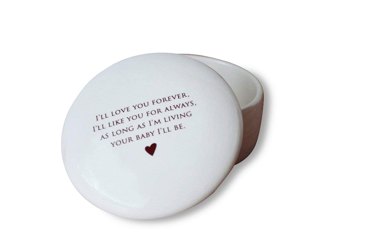 Mother of the Bride Gift keepsake box made of earthenware clay