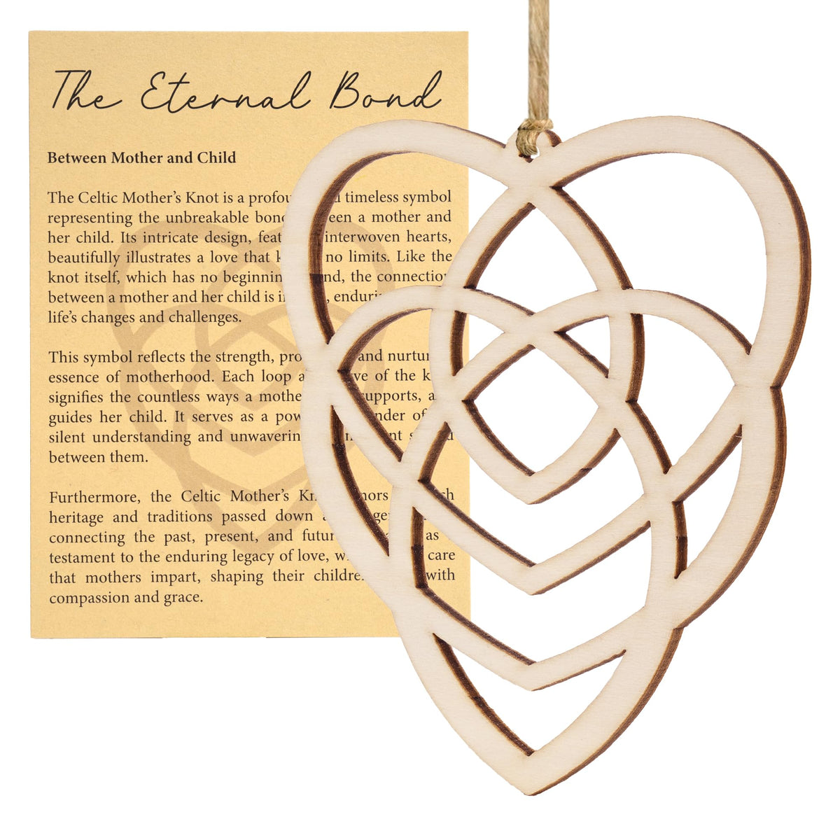 Motherhood Celtic Knot Ornament keepsake image