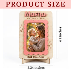 Mama We Love You design on frame
