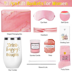 mothers day gifts for women wine tumbler and straw