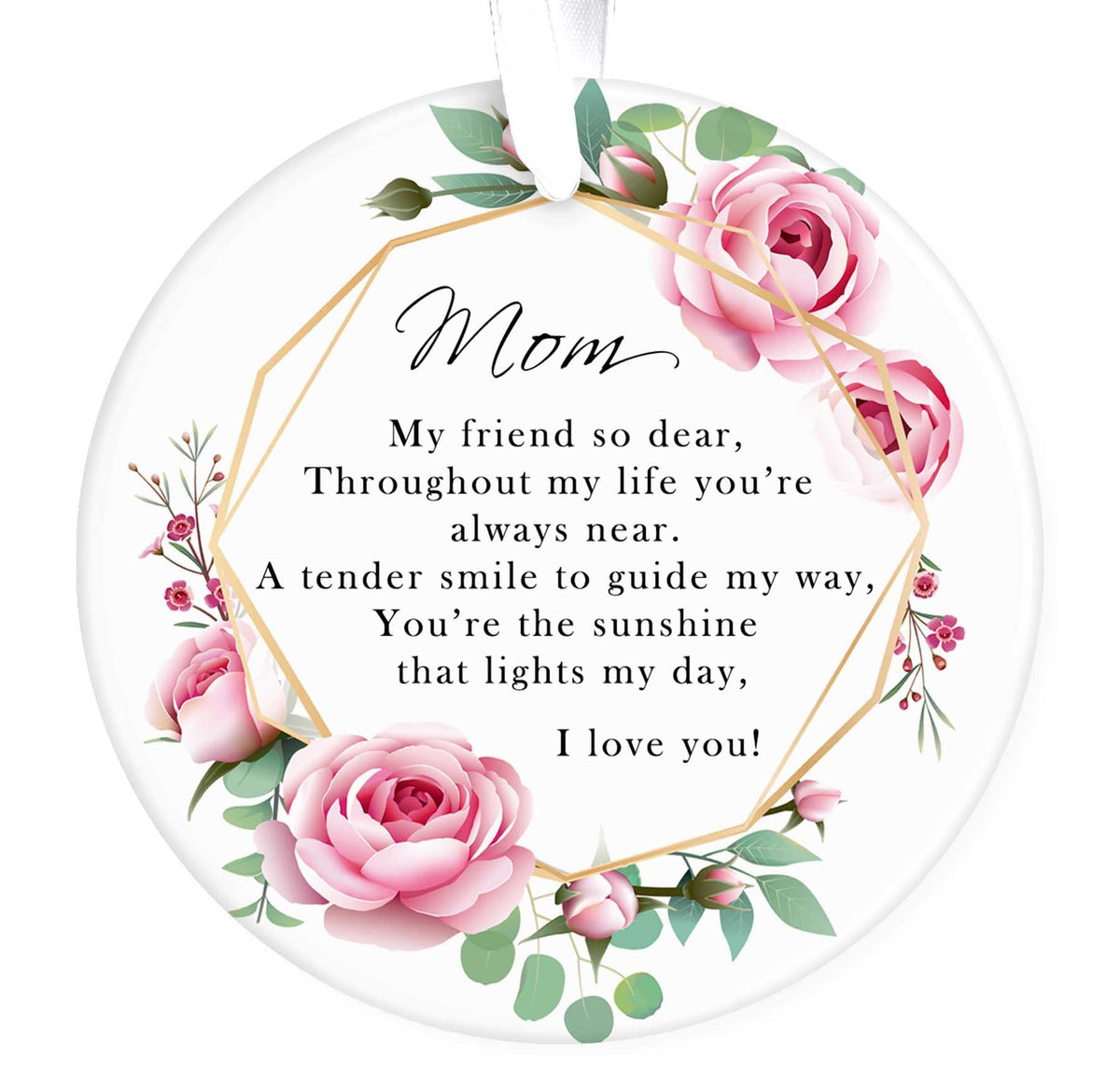 Mothers Day Gifts From Daughter Son Mom keepsake ornament