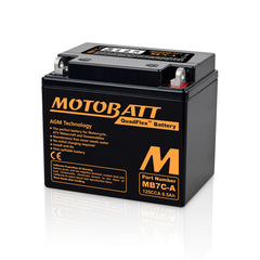 Motobatt MB7CA 12V AGM battery for motorcycles