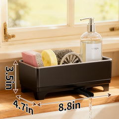 360° rotating drain system with detachable tray
