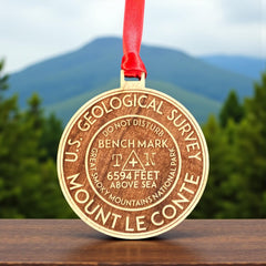 Mount Le Conte Ornament decorative gifting bag included photo