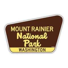 Mount Rainier National Park Sticker Decal 3.75 inch vinyl indoor outdoor use