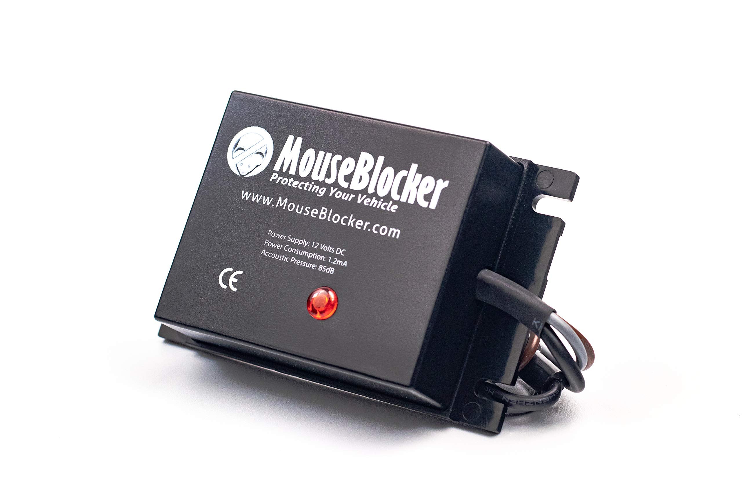 Low power draw MouseBlocker 12V deterrent protects battery life