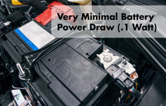 Under hood installation of MouseBlocker 12V deterrent to vehicle battery