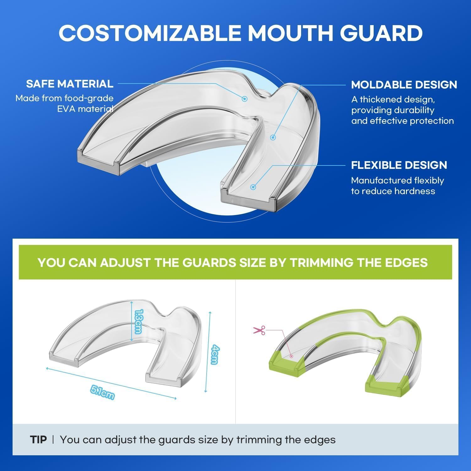 Mouth guard with retainer case included