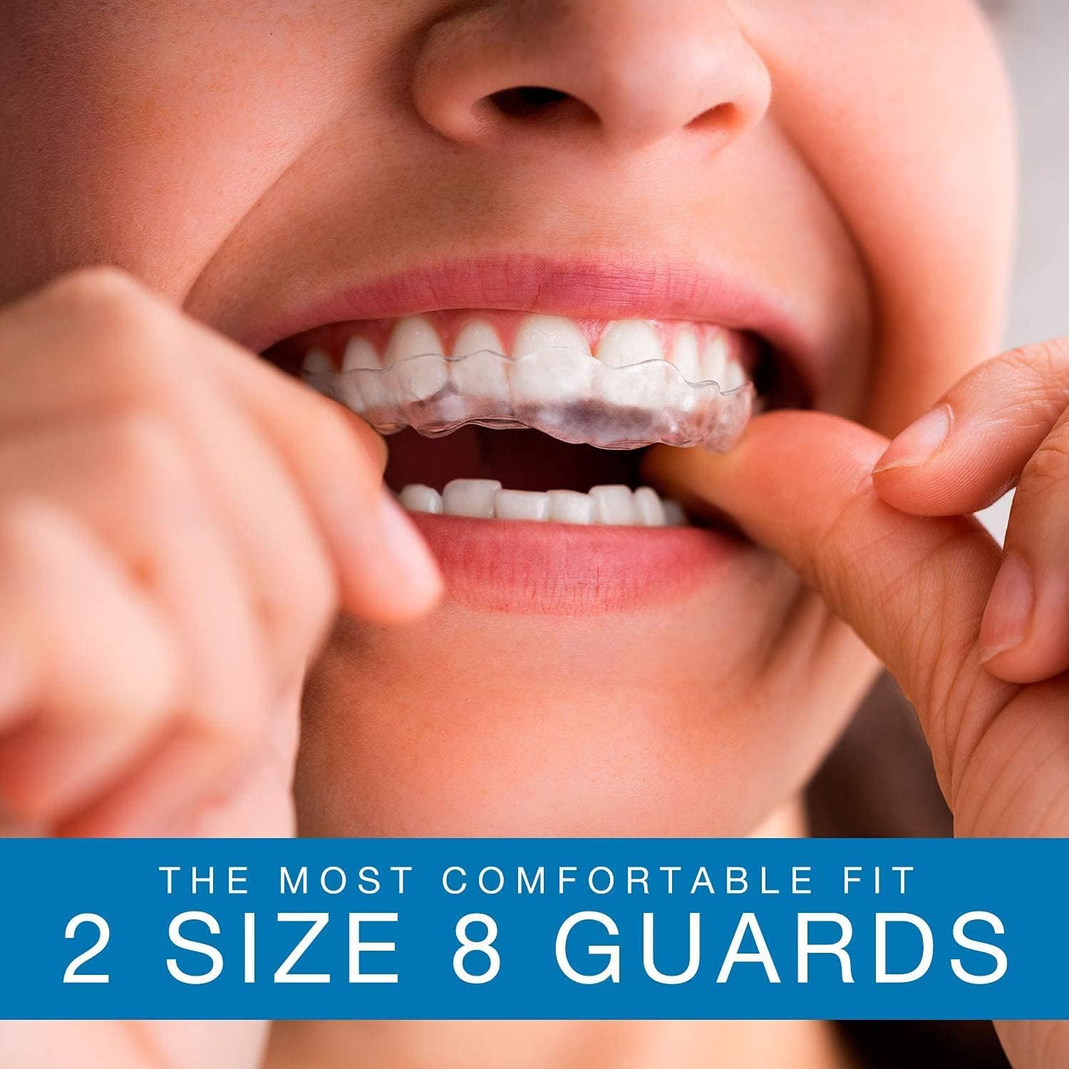 Mouth guard for sleeping two sizes available